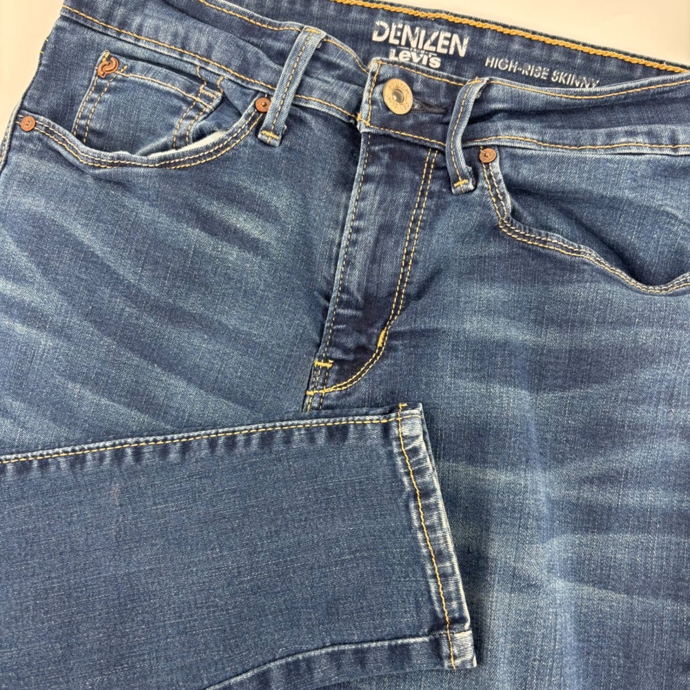 Denizen from Levi's High Rise Skinny Jeans Women 4M 27x30 Blue Excellent Stretch